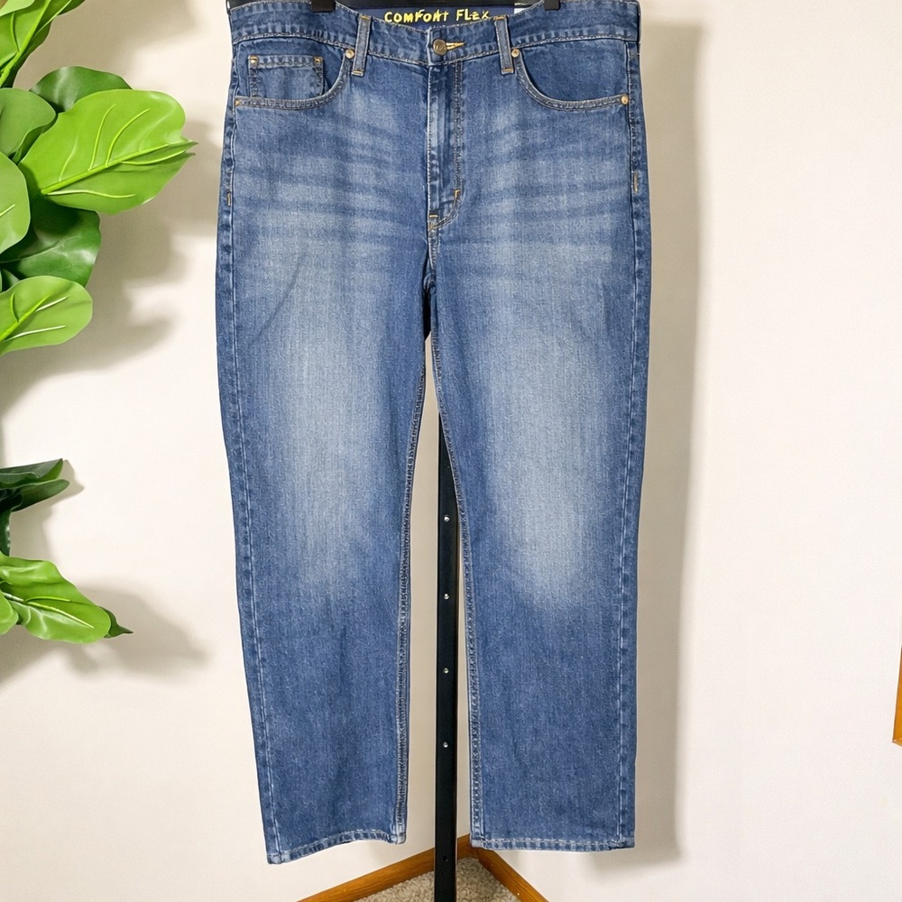 Levi Strauss Signature Gold Comfort Flex Relaxed Fit Jeans Men 38x34 Medium